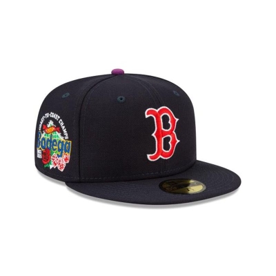 Boston Red Sox Gorra | New Era MLB X Bodega Coast To Coast Champs 59fifty Fitted Cap Mexico - Azules